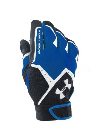 blue under armour batting gloves