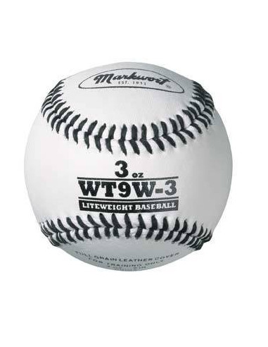 Markwort Weighted White Skórzana piłeczka baseballowa (WT9W)